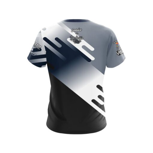 Roto Grip Wes Malott Modern Stripe Bowler's Den CoolWick Bowling Jersey - Image 2