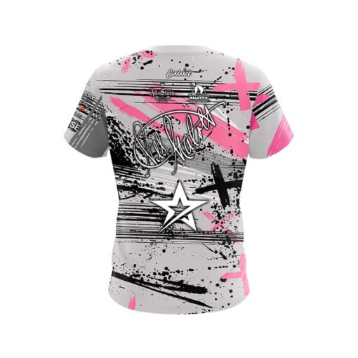 Roto Grip Wes Malott Strike Out Breast Cancer CoolWick Bowling Jersey - Image 2