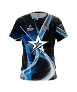 Roto Grip Wes Malott Smokey Blue Waves CoolWick Bowling Jersey