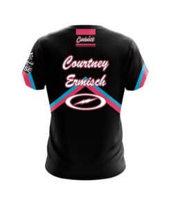 Alternative view of Storm Courtney Ermisch Cotton Candy Stripes CoolWick Bowling Jersey