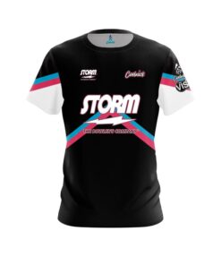 Storm Courtney Ermisch Cotton Candy Stripes CoolWick Bowling Jersey