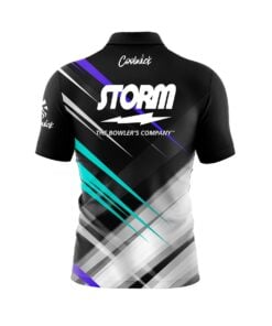 Alternative view of Storm NFS Quick Ship CoolWick Sash Zip Bowling Jersey