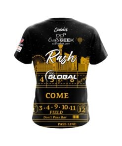 Alternative view of 900 Global Sean Rash Vegas Skyline CoolWick Bowling Jersey