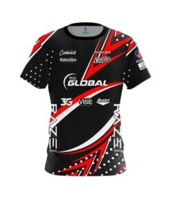 900 Global Sean Rash Red Sport Spike CoolWick Bowling Jersey