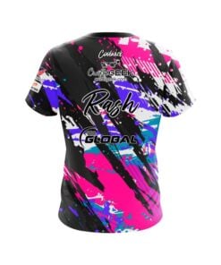 Alternative view of 900 Global Sean Rash Splatter Colors CoolWick Bowling Jersey