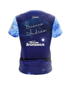 Alternative view of Brunswick Brianna Andrew Moonlit Night CoolWick Bowling Jersey