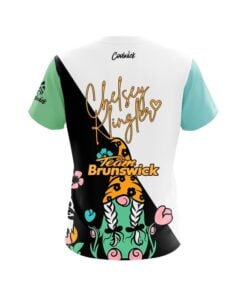 Alternative view of Brunswick Chelsey Klingler Gnome Garden CoolWick Bowling Jersey