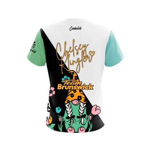 Brunswick Chelsey Klingler Gnome Garden CoolWick Bowling Jersey - Image 2