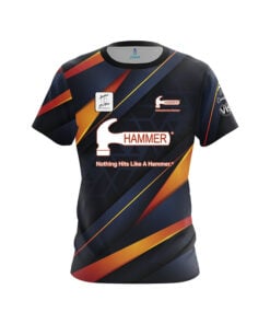 Hammer Olivia Farwell Navy Orange Impulse CoolWick Bowling Jersey