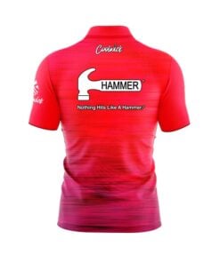 Alternative view of Hammer Supersonic Quick Ship CoolWick Sash Zip Bowling Jersey