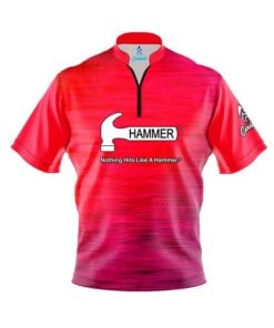 Hammer Supersonic Quick Ship CoolWick Sash Zip Bowling Jersey