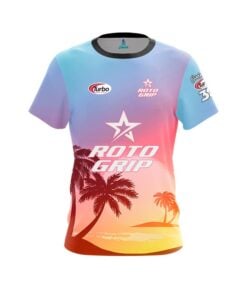 Roto Grip Crystal Elliott Tricolor Palm Sky CoolWick Bowling Jersey