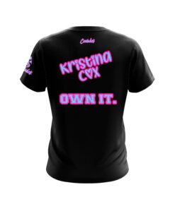 Alternative view of Roto Grip Kristina Cox Plain Black Coral CoolWick Bowling Jersey