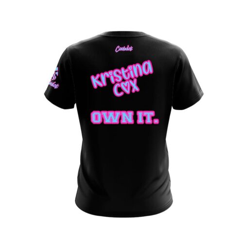 Roto Grip Kristina Cox Plain Black Coral CoolWick Bowling Jersey - Image 2