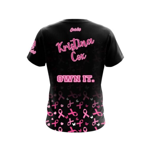 Roto Grip Kristina Cox Breast Cancer Ribbon CoolWick Bowling Jersey - Image 2