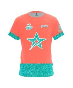 Roto Grip Kristina Cox Coral Teal Glitter CoolWick Bowling Jersey
