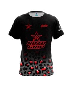 Roto Grip Kristina Cox Red Leopard Fade CoolWick Bowling Jersey