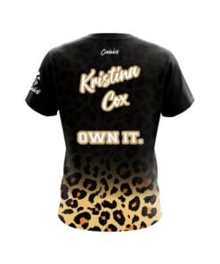 Alternative view of Roto Grip Kristina Cox Leopard Fade CoolWick Bowling Jersey