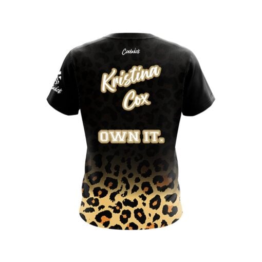 Roto Grip Kristina Cox Leopard Fade CoolWick Bowling Jersey - Image 2
