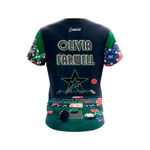 Roto Grip Olivia Farwell Blackjack CoolWick Bowling Jersey - Image 2