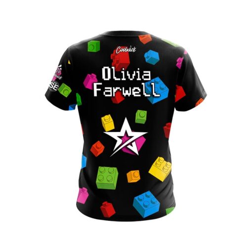 Roto Grip Olivia Farwell Bricks CoolWick Bowling Jersey - Image 2