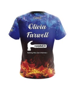 Alternative view of Hammer Olivia Farwell Fire and Ice CoolWick Bowling Jersey