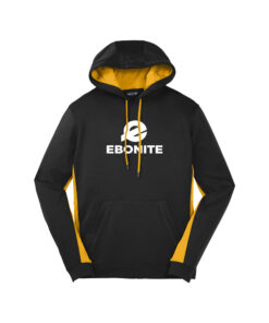 Ebonite Men's Sport-Wick Fleece Colorblock CoolWick Bowling Hoodie