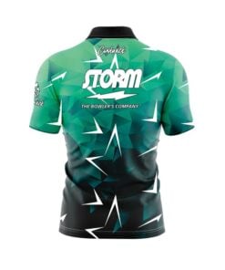 Alternative view of Storm Compete Quick Ship CoolWick Sash Zip Bowling Jersey