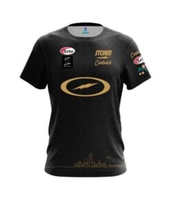 Storm Francois Lavoie Black Gold Skyline CoolWick Bowling Jersey
