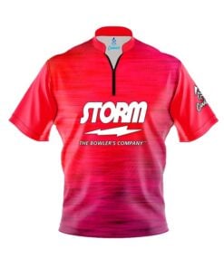 Storm Supersonic Quick Ship CoolWick Sash Zip Bowling Jersey