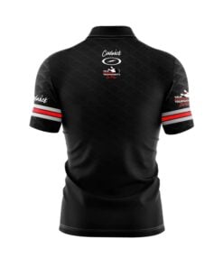 Alternative view of TAT True Amateur Tournament Silver Red Stripes CoolWick Bowling Jersey