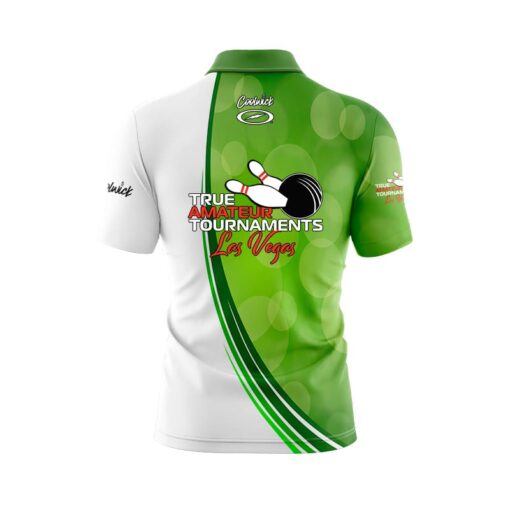 TAT True Amateur Tournament Green Flutter CoolWick Bowling Jersey - Image 2