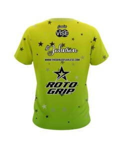 Alternative view of Stefanie Johnson Roto Grip Lemon Lime Universe CoolWick Bowling Jersey