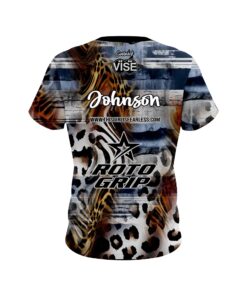 Alternative view of Stefanie Johnson Roto Grip Safari CoolWick Bowling Jersey