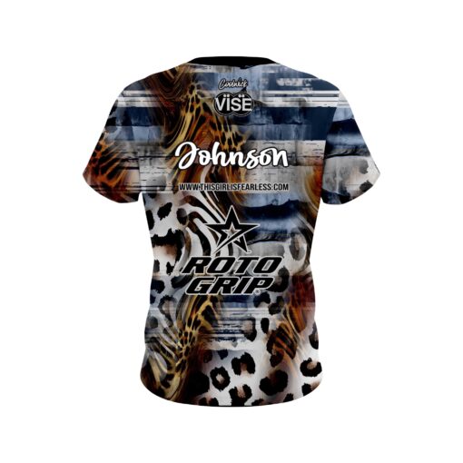 Stefanie Johnson Roto Grip Safari CoolWick Bowling Jersey - Image 2