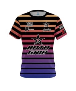 Stefanie Johnson Roto Grip Sunset Stripes CoolWick Bowling Jersey