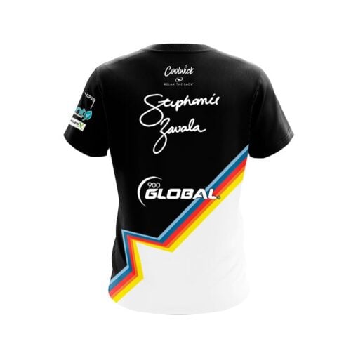 900 Global Stephanie Zavala Fiesta CoolWick Bowling Jersey - Image 2