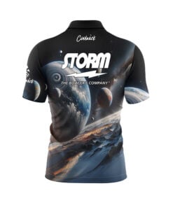 Alternative view of Storm Artificial Quick Ship CoolWick Sash Zip Bowling Jersey