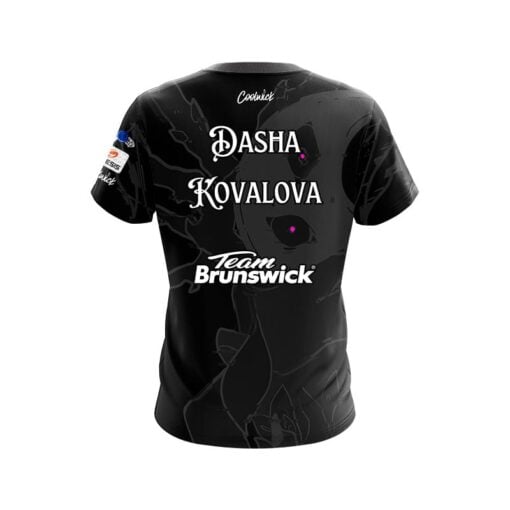 Brunswick Dasha Kovalova Blackout CoolWick Bowling Jersey - Image 2