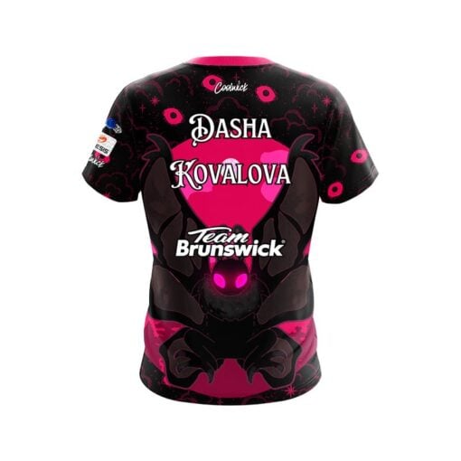 Brunswick Dasha Kovalova Mothman CoolWick Bowling Jersey - Image 2