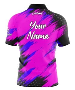 Alternative view of CoolWick Elite Bubble Gum Maverick Sash Zip Jersey