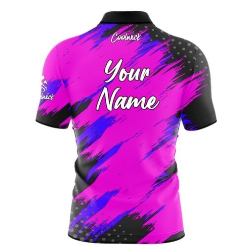 CoolWick Elite Bubble Gum Maverick Sash Zip Jersey - Image 2