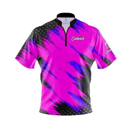 CoolWick Elite Bubble Gum Maverick Sash Zip Jersey