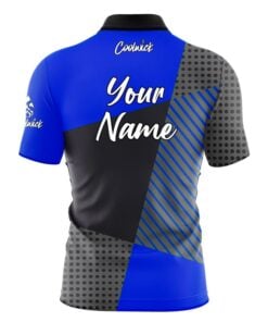 Alternative view of CoolWick Elite Blue Coal Complexity Sash Zip Jersey