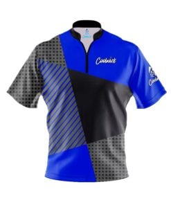 CoolWick Elite Blue Coal Complexity Sash Zip Jersey