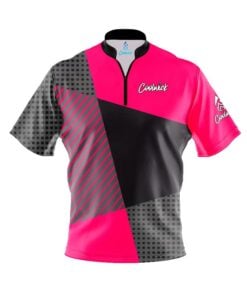 CoolWick Elite Pink Complexity Sash Zip Jersey