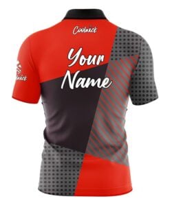 Alternative view of CoolWick Elite Red Complexity Sash Zip Jersey