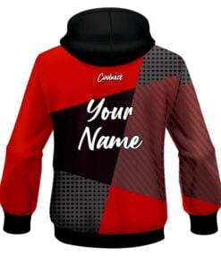 Alternative view of CoolWick Elite Red Complexity Hoodie