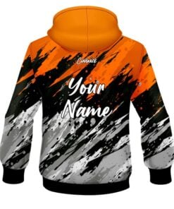 Alternative view of CoolWick Elite Orange Skirmish Hoodie