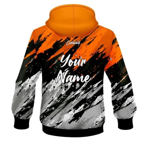 CoolWick Elite Orange Skirmish Hoodie - Image 2
